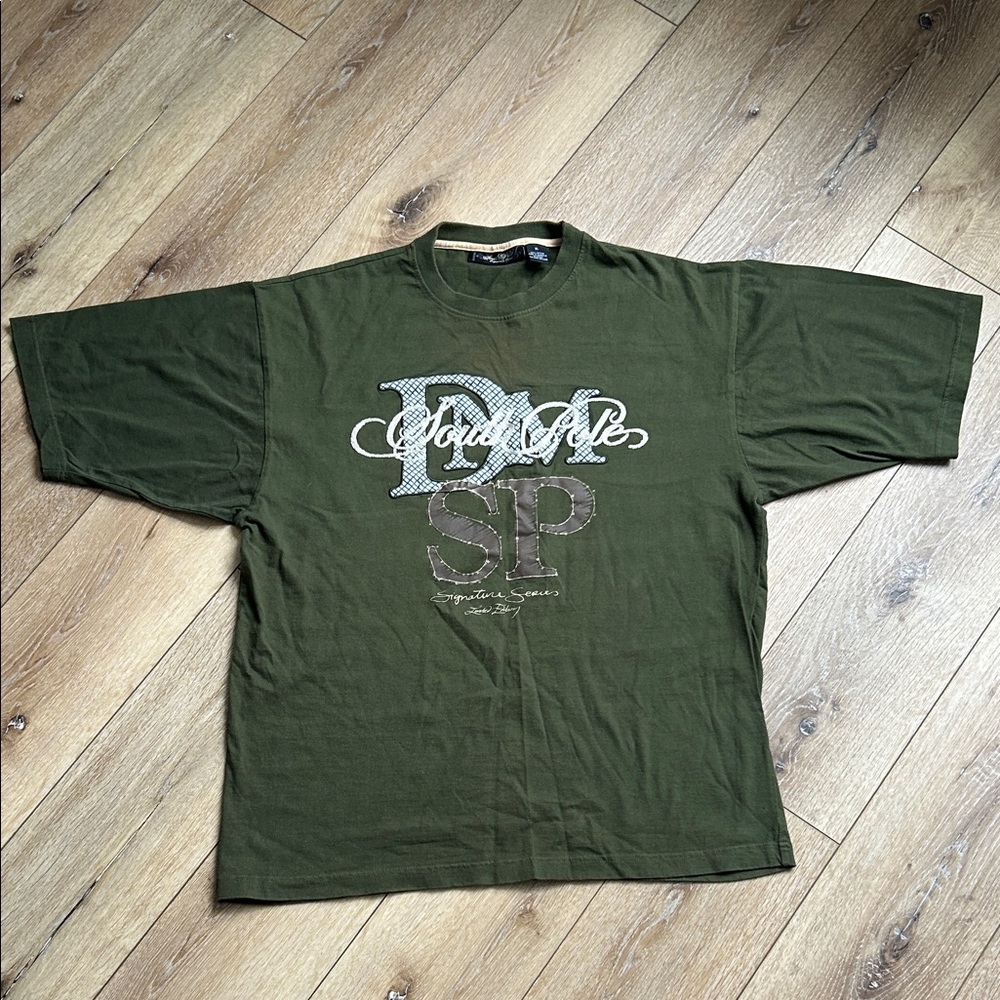 Vintage SouthPole Shirt Adult XL Signature Series Y2K Green Mens T-Shirt Cotton